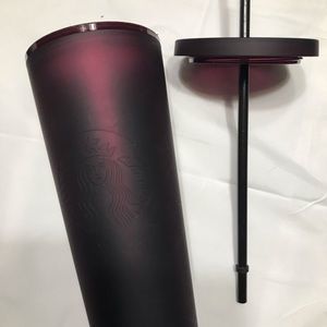 (SOLD)  New Matte Plum Starbucks tumbler